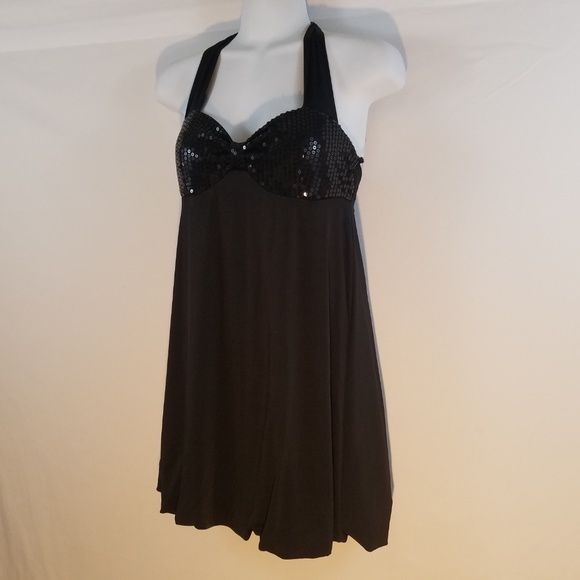 CHARLOTTE RUSSE Dress Party Cocktail Prom Halter S - Picture 4 of 6